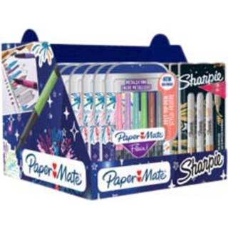 👉 Viltstift active Sharpie en Paper Mate Flair metallic assorti