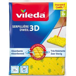 👉 Geel active Dweil Vileda 3D 2 stuks 4023103210158