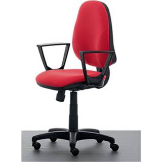👉 Bureaustoel rood active Linea Fabbrica Tiger 01 Rood/Rood met Armleuning 8033540636318