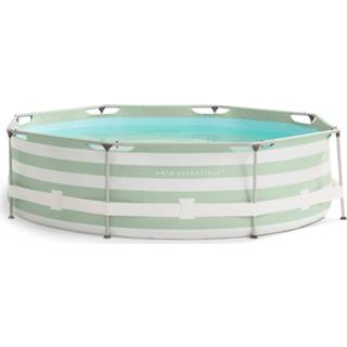 👉 Zwembad groen active Swim Essentials Luxe Gestreept Rond 7432234193143