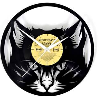 👉 Klok vinyl recycled nederlands Boze Kat - Made frome a Record 7434816984941