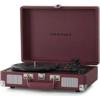 👉 Platenspeler nederlands Crosley Cruiser Plus Met Bluetooth In/Uit - Burgundy 710244248785