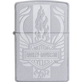 👉 Aansteker zilver nederlands Zippo Harley-Davidson Silver Flames Design 191693707748