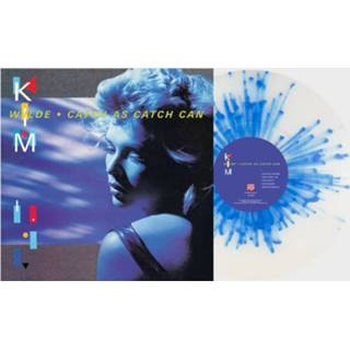 👉 Blauwe vinyl nederlands Kim Wilde - Catch As Can LP Doorzichtig Met Spatten Beperkte Oplage 5013929441491