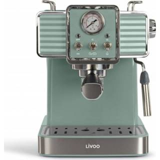 👉 Espresso apparaat groen nederlands Livoo Koffie Machine - 3523930102783