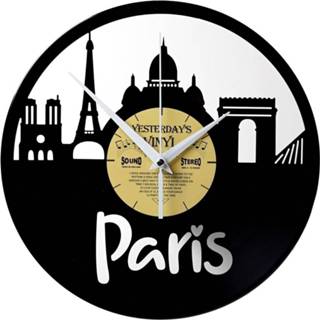 Klok vinyl nederlands Skyline Parijs - Gemaakt Van Een Gerecyclede Plaat 5400837200515