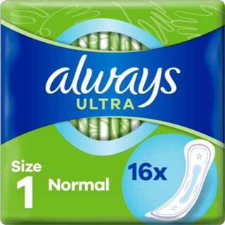 👉 Maandverband 1 16 Always - Ultra Normal Maat Pads 8001841971049