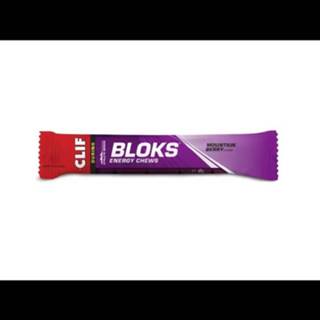 Houten blok doorlopende collectie One Size Mountain Berry unisex Clif Energy Chew - Energiegum 60 gram 1200105000021