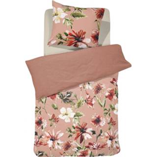 👉 Dekbed overtrek satijn katoen bruin donkergroen Cinderella Dekbedovertrek Cleo Green 200 x 200/220 + 60 70 8719002188785 8719002188709 8719002188723 8719002188778