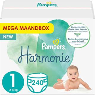 👉 Pamper 1 Pampers - Harmonie / Pure Maat Mega Maandbox 240 luiers 7436926552508