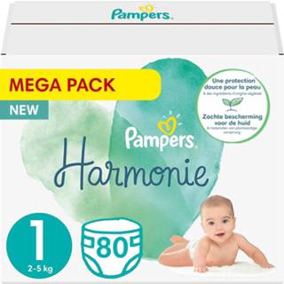 👉 Pamper 1 Pampers - Harmonie / Pure Maat Mega Pack 80 luiers 8001841654324