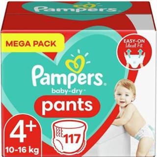 👉 Pamper baby's Pampers - Baby Dry Pants Maat 4+ Mega Pack 117 luierbroekjes 8001841461229