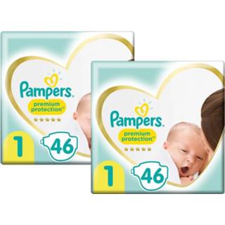 Pamper 1 Pampers - Premium Protection Maat Mega Pack 92 luiers 8001841545448