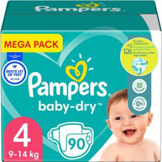 👉 Pamper 4 baby's Pampers - Baby Dry Maat Mega Pack 90 luiers 8006540492215