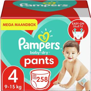 👉 Pamper 4 baby's Pampers - Baby Dry Pants Maat Mega Maandbox 258 luierbroekjes 7436926552522