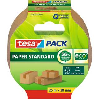 👉 Verpakkingstape bruin papier fsc active Tesa 58293 eco 38mmx25m 4063565112843