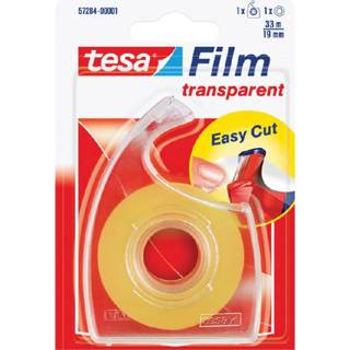 👉 Plakband transparant active Tesa film 19mmx33m op dispenser 4042448035356