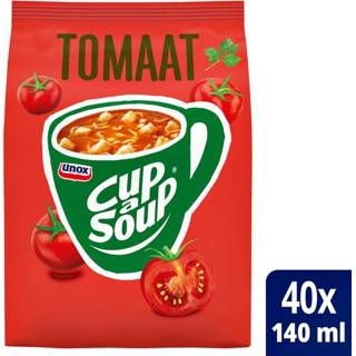 👉 Active Cup-a-Soup Unox machinezak tomaat 140ml 8711200161409