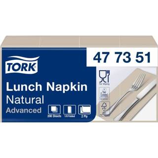 👉 Servet active Servetten Tork Enviroment Print 1/8 gevouwen 2-laags 200st Natural 477351 7322540916324