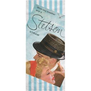 👉 Handdoek blauw wit nederlands Stetson Strand 7434836318337