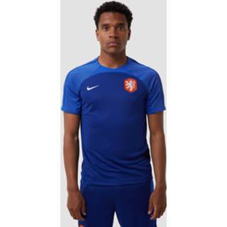 👉 Trainings shirt XL l mannen s blauw oranje Nike knvb nederland dri-fit strike trainingsshirt 22/23 blauw/oranje heren 196148385755 196148385731 196148385762
