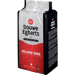 👉 Rood active Koffie Douwe Egberts snelfiltermaling Melange 1kg 8711000337851