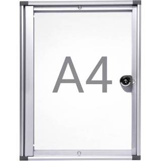 Binnenvitrine active wand MAULextraslim whiteboard 1xA4 met slot 4002390058797