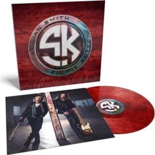 👉 Rood zwart vinyl nederlands Adrian Smits & Richie Kotzen - Smith/Kotzen LP Rood/Zwart Rook Gekleurd Beperkte Oplage 4050538658149