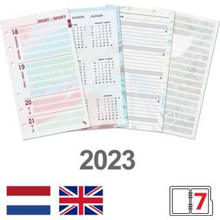 Agendavulling active 2023 Kalpa Personal bloemen 7dagen/2pagina's 8719489014010