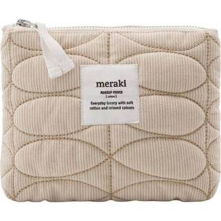 👉 Toilettas wit Meraki Mentha off white 19x14cm 5707644836198