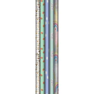 Inpakpapier active Stewo Over the rainbow 200x70cm assorti 7630021160303