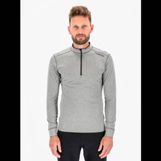 👉 Shirt grijs m s mannen Fusion C3 Zip Neck - Heren 8400780042528 8400780042511
