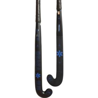 👉 Hockeystick blauw kunststof zwart Vision 55 Show Bow Neon Blue 5404033217377