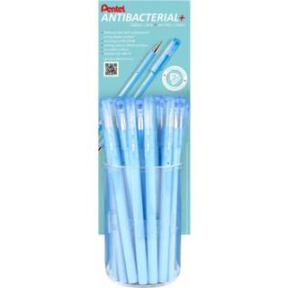 👉 Balpen blauw zwart active pentel bk77ab anti-bacterieel displayà 24 stuks en 3474374770017