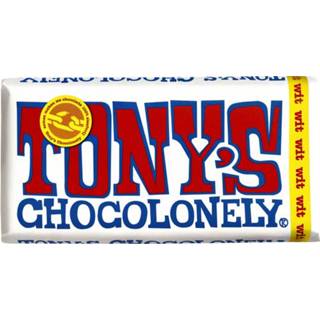 👉 Wit active Chocolade Tony's Chocolonely reep 180gr 8717677337842