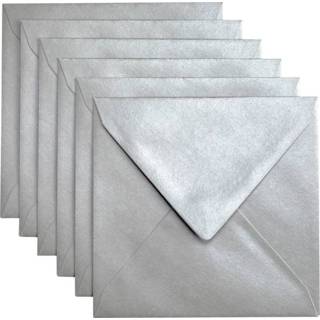 👉 Envelop zilver active Papicolor 140x140mm metallic 8714677238728