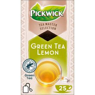 👉 Donkergroen active Thee Pickwick Master Selection green lemon 25st 8711000485941