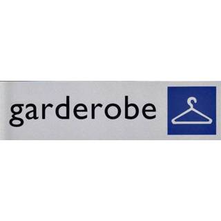 Garderobe active Infobord pictogram 165x44mm 8712938031026