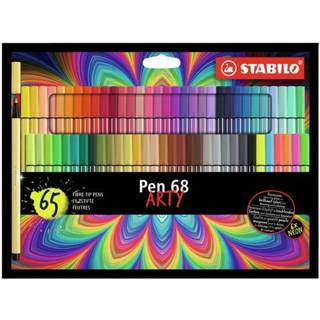 👉 Viltstift active STABILO Pen 68 Arty setà 65 kleuren 4006381583183