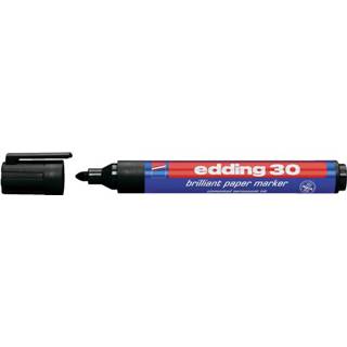 👉 Viltstift zwart active edding 30 brilliant rond 1,5-3mm 4004764305087