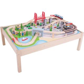 👉 Trein baan houten active Treinbaan Stad op Speeltafel, 62dlg. 7934495424771