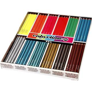 👉 Kleurpotlood active Driehoekige Kleurpotloden - Metallic en Neon, 144st. 5712854198882 7916171886851
