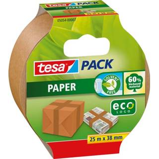 👉 Verpakkingstape bruin papier active Tesa 05054 eco 38mmx25m 4042448123640