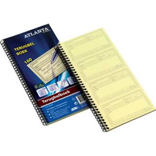 👉 Terugbelboek active Atlanta 74x128mm 400 notities 100vel 8710968098514