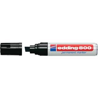 👉 Viltstift zwart active edding 800 schuin 4-12mm 4004764053834