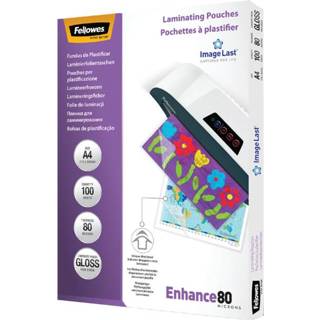 👉 Lamineerhoes active Fellowes A4 2x80micron 100stuks