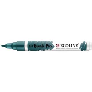 👉 Blauwgroen active Brushpen Talens Ecoline 640 8712079406486