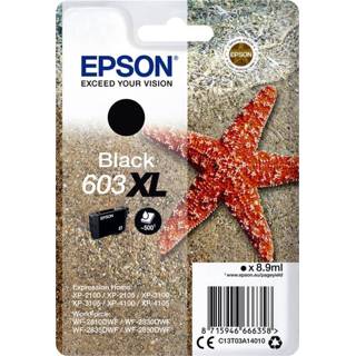 👉 Inktcartridge zwart active Epson 603XL T03A1 8715946666358