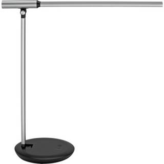 👉 Bureaulamp zilver active MAUL Rubia LED voet dimbaar colour vario + usbpoort 4002390075350