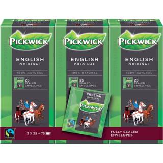 👉 Active Thee Pickwick Fair Trade English 25x2.5gr 8711000352786